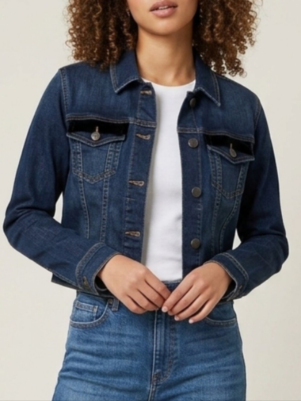 Jordashe Legacy Embellished Cropped Button Jacket